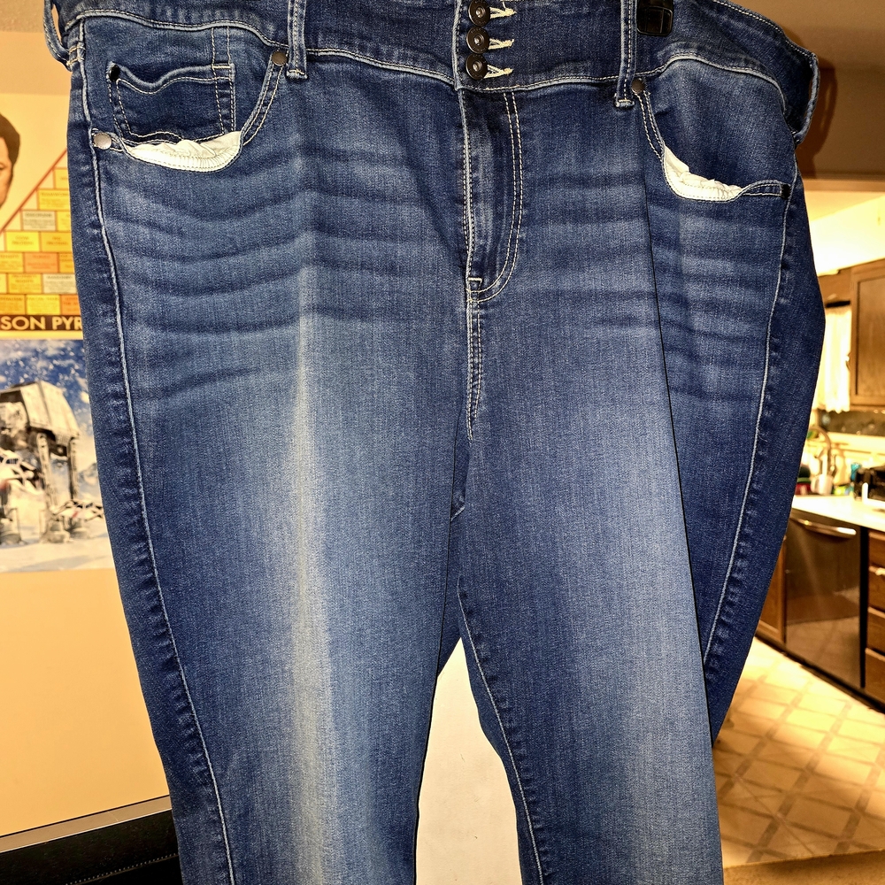 Torrid High Rise Blue Jeans